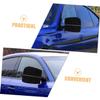 PLAFOPE 2pcs Side Mirror for Car Dust Rain Easy Installation Preserve Vehicle Appearance Value for Exterior Rear View Mirrors view 2