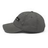 1971-1974 Barrcuda Script Muscle Car Enthusiasts Distressed Dad hat for Classic Car Owners Drivers Cuda Cap Charcoal Grey view 4