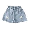 Children's Summer Thin Denim Jeans Fashion Shorts Girls Sweatsuits Baby Girl Bloomers (H, 8-9 Years) view 1