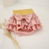 Ikevan Newborn Infant Baby Girls Soft Cotton Ruffle Mini Skirt with Shorts Toddler Kids (Watermelon Red, 2-3 Years) view 3