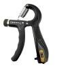 GXFCC 5-60kg adjustable countable grip strength device, muscle exercise device, portable fitness equipment, finger strength training, grip strength device, All-black counter model view 1