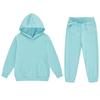 Boys 2 Pieces Sweatsuits Pullover Hoodie and Sweatpants Girls Fashion Tracksuit Set Birthday Gift for Kids (Blue,4 Years) view 1