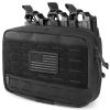 WYNEX Molle Mag Pouch,Tactical Molle Admin Pouch of Laser Cut, Triple Magazine Pouch with Molle Utility Pouch for AR M4 M16 Mag, Tactical Medical EMT EDC Pouch view 1