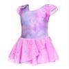 Arshiner Gymnastics Leotards for Girls Toddler Ballet Leotard with Skirt Flutter Sleeve Dance Dress Pink Butterfly 2-3T view 2