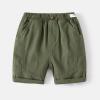 Ikevan Toddler Boys Pull On Shorts Soild Sports Shorts Jogger Shorts Workout Cargo Pants Shorts Kids (AG, 2-3 Years) view 2