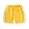 Ikevan Toddler Kids Boys' Beach Shorts Quick Dry Athletic Shorts with Drawstring Boys Basketball (Yellow, 12-18 Months) view 1