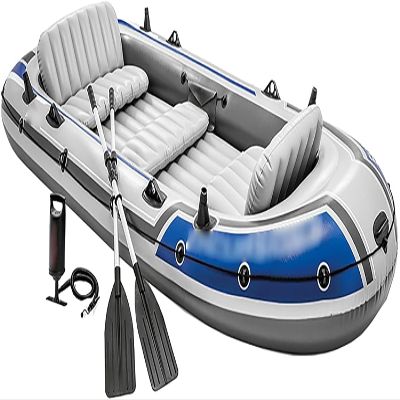 CukUJH Inflatable Kayaks Thicken 5 People Inflatable Boat Kayak Scenic Air Boat Fishing Boat