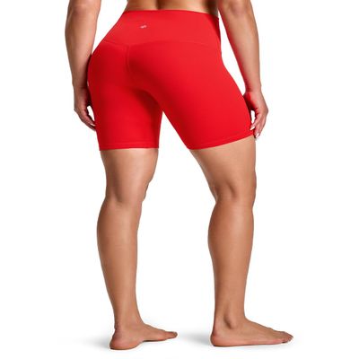HeyNuts Workout Pro Biker Shorts 6", True Red, M