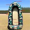 Three-Person Sea Inflatable Boats, Rope Grabs, Canoes, Dinghies, Inflatable Boats with Paddles Water Sports view 3