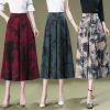 PNZLZIA Tyracharm Culottes,Women's Elegant Chiffon Wide Leg Culottes,Tyracharm Culottes - Wide Leg Culottes for Women (Green,3X-Large) view 2