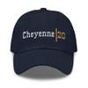 1973 1974 Cheyenne 20 Badge Square Body Chevy Truck Dad Hat, Adjustable Cap | Classic Car Show Gear Navy view 1