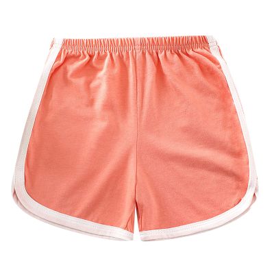 Ikevan Toddler Boys Girls Cotton Runing Athletic Shorts,Kids Summer Casual Fashion Soccer Shorts (Red, 18-24 Months)