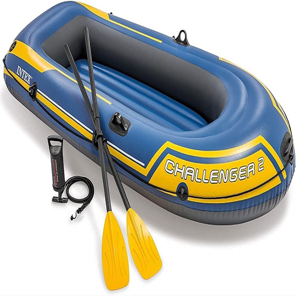 CukUJH Inflatable Boat Set for Adults Inflatable Fishing Boat,1,2,3 Person Inflatable Kayak with Oars, Pump, Water Rafts for Lake, Pool