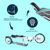 Scooter for Kids & Adults | Foldable Aluminum Frame Holds 220lbs | with Kick Scooter for Toddlers Age 3-12, Adjustable Height & Removable Seat view 4