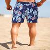 GINGTTO Mens Cruise Bathing Suit Tight Swimwear for Men 3" Inseam Palm Leaf Pattern M view 4