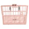 Retrospec Apollo Detachable Front Bike Basket Steel Half-Mesh with Integrated Detachable Hooks and Built-in Handle Bundle with Master Lock 6 ft Cable Lock, Set Your Own Combination view 4
