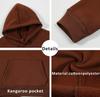 Boys 2 Pieces Sweatsuits Pullover Hoodie and Sweatpants Girls Fashion Tracksuit Set Birthday Gift for Kids (Coffee,6 Years) view 4