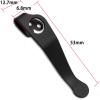 Echeson 2PCS Deep Carry Pocket Clip Fits for C81 C223 Para3, Custom CNC Titanium Back Clip DIY Replacement(Black) view 2