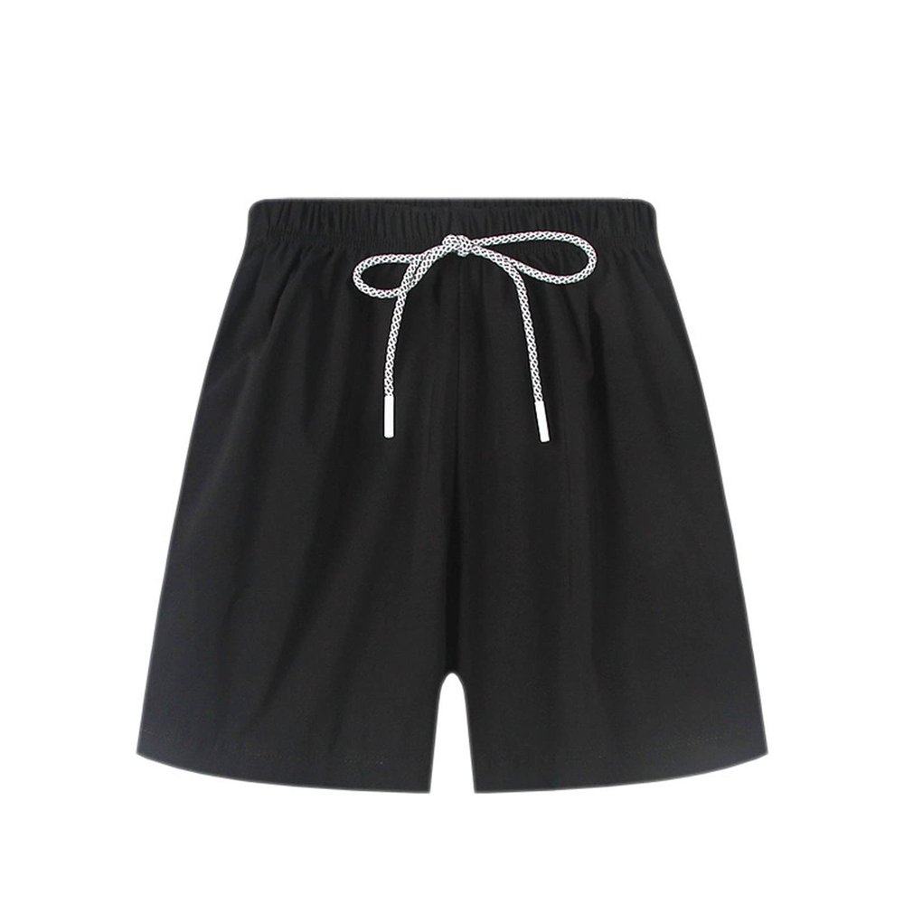 NineFit Basics Toddler Kids Boys' Sports Shorts Quick Dry Athletic Shorts with Drawstring Boys Basketball Bike (Black, 6-7 Years)