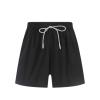 NineFit Basics Toddler Kids Boys' Sports Shorts Quick Dry Athletic Shorts with Drawstring Boys Basketball Bike (Black, 6-7 Years) view 1