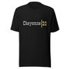 1973 1974 Cheyenne 20 Badge Square Body Chevy Truck Tshirt for Classic Car Owners tee Black view 1