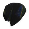 America USA Solomon Islands Half Flag Chic Knit Beanies: Cozy Skull Caps for Winter Warmth at Home & Outdoors!63 Black view 3