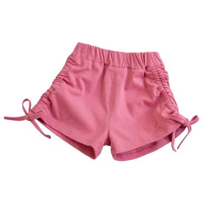 Ikevan Toddler Baby Girls Shorts Solid Color Shorts Summer Outdoor Casual Fashionable Shorts Girl (Pink, 12-18 Months)