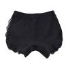 Summer Dance Shorts for Girls Lace Bike Short Undershorts Underwear Underdress Breathable Knit (Black, 5-6 Years) view 1