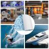 94.5" x 35.4"Boat Flooring EVA Foam Boat Decking Marine Flooring Mat Boat Carpet Sheet Non-Slip Self-Adhesive Flooring Materialfor Surfboard Motorboat RV Yacht Kayak Pool (Blue White Camouflage) view 4
