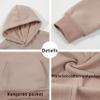 Boys 2 Pieces Sweatsuits Pullover Hoodie and Sweatpants Girls Fashion Tracksuit Set Birthday Gift for Kids (Khaki,6 Years) view 4