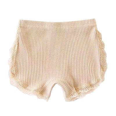Summer Dance Shorts for Girls Lace Bike Short Undershorts Underwear Underdress Breathable Knit Leggings (A, 6-8 Years)