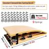 Katzowen Heavy Duty Vault Spring Board Gymnastics Springboard for Vaulting Training, Hardwood Curved Springboard with 6 Spring, Sport Vault Board for Adults, Load 110kg / 240lbs view 2