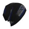 America USA Israel Half Flag Chic Knit Beanies: Cozy Skull Caps for Winter Warmth at Home & Outdoors!50 Black view 3