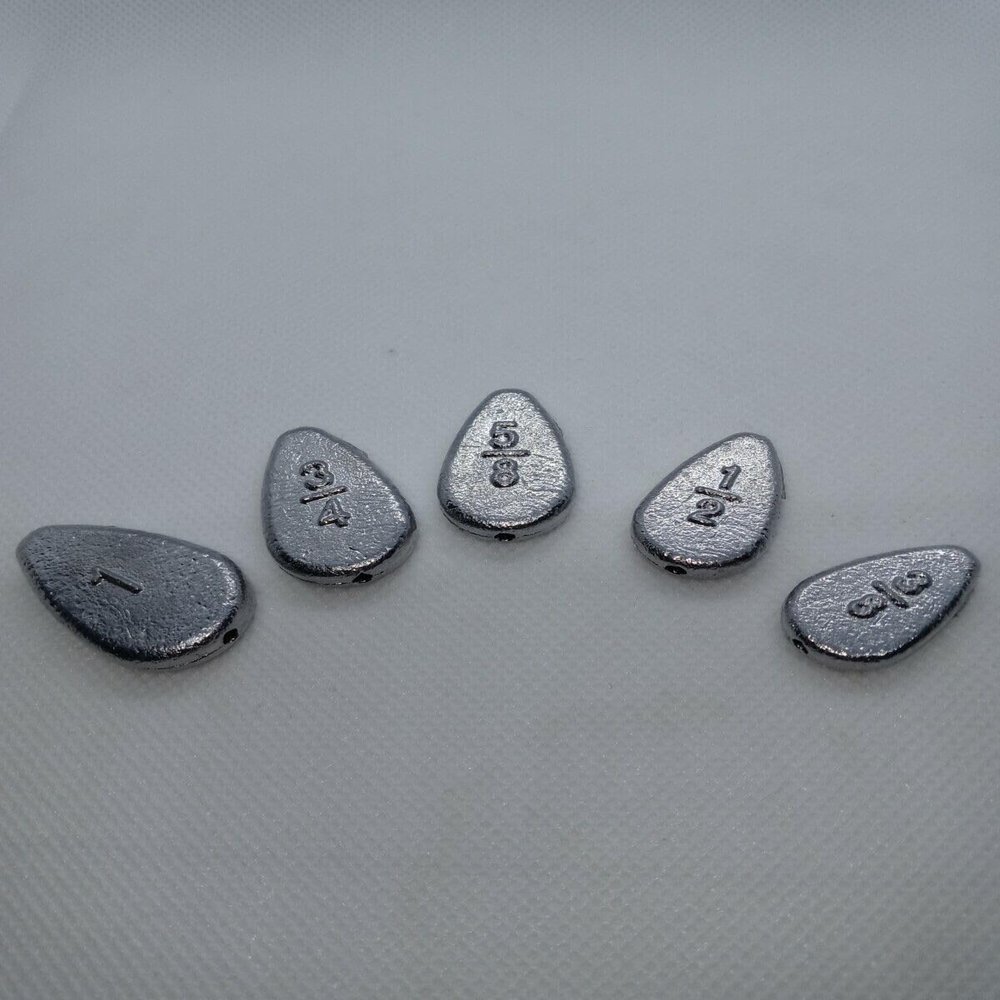 No Roll Sinkers -Asstd. Sizes 1oz 36Qty