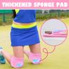 PAMAID Volleyball Knee Pads for Kids Girls, Sponge Knee Brace Breathable Flexible Elastic Knee Support for Volleyball Football Dance Skating Basketball Sports, 3-7 Years view 3