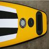 CukUJH Yellow Outdoor Inflatable Stand Up Paddleboard Bottom Fin, Paddle and Hand Pump for Paddling and Surf Control view 4