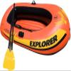 CukUJH Orange Outdoor Inflatable Canoe, Boat + Paddle + Pump, Water Sports for 2/3 People(Size:185cm) view 1