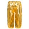 Freebily Unisex Boys Girls Shiny Metallic Dance Pants Festival Party Pants Disco Loose Harem Trousers 2-16 Years Gold 7-8 Years view 4