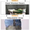 BERRIHORT Hip Waders Waterproof Hip Wader with Adjustable Buckle Lightweight PVC Wading Hip Boots for Fishing Hunting(Size:8.5) view 4