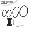 Bike Race Number Plate Mount Holder Cycling Number Plate Mount Bike Tag Holder, Double Screw Fixing, For Different Number Plates(A) view 3