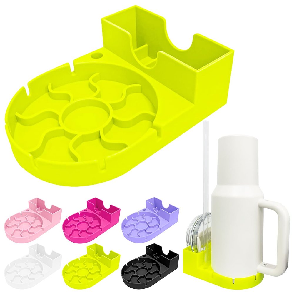 WORBSS Silicone Drying Rack for Stanley Cup 20 30 40oz Tumbler for Hydro Flask for Simple Modern Trek, Drain Rack Accessories for Water Bottles Tumblers Cups Mugs Glasses ,or Straw and Cup Lid