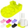 WORBSS Silicone Drying Rack for Stanley Cup 20 30 40oz Tumbler for Hydro Flask for Simple Modern Trek, Drain Rack Accessories for Water Bottles Tumblers Cups Mugs Glasses ,or Straw and Cup Lid view 1