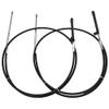 Fits Mercury GEN II Outboard Control Box Black Shift/Throttle Cable 7FT Boat Motor Steering System 2Pcs/Set view 1