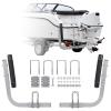 CHEINAUTO Heavy-Duty Roller Guide-On System, 20.5" Adjustable Design Trailer Guide Poles, 2PCS Rustproof Galvanized Steel Trailer Guide, Heavy Duty Roller Guide, for Ski Boat, Fishing Boat view 1