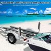 CHEINAUTO Heavy-Duty Roller Guide-On System, 20.5" Adjustable Design Trailer Guide Poles, 2PCS Rustproof Galvanized Steel Trailer Guide, Heavy Duty Roller Guide, for Ski Boat, Fishing Boat view 3