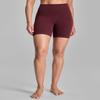 HeyNuts Workout Pro Biker Shorts 6", Cassis, M view 2
