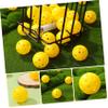 Toddmomy 24pcs Practice Golf Balls Lightweight Plastic Indoor Swing Aid Men Golf Training Equipment view 3