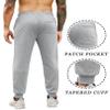COOFANDY Mens Work Out Joggers Elastic Waist Active Gray Sweatpants Exercise Gym Track Pants with Pockets view 4