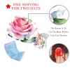 2 Packed Watercolor Flowers Leaves Scrub caps Women Scrub caps Women Satin Lined Surgical Bouffant caps for Women for Home view 3