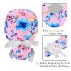 2 Packed Watercolor Flowers Leaves Scrub caps Women Scrub caps Women Satin Lined Surgical Bouffant caps for Women for Home view 4